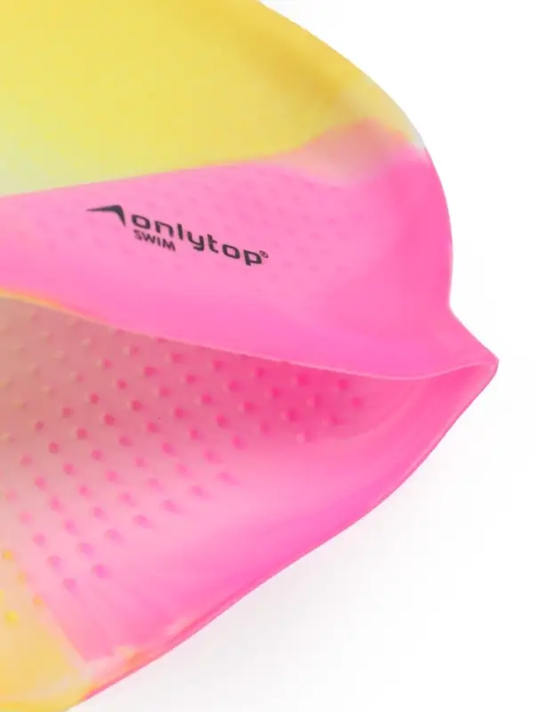 Шапочка для плавания взрослая ONLYTOP, силиконовая, обхват 54-60 см, МИКС
