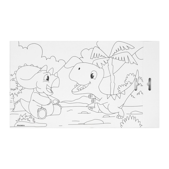 Аппликация пайетками для детей «Динозавры в джунглях», набор для творчества Аппликация пайетками для детей «Динозавры в джунглях», набор для творчества