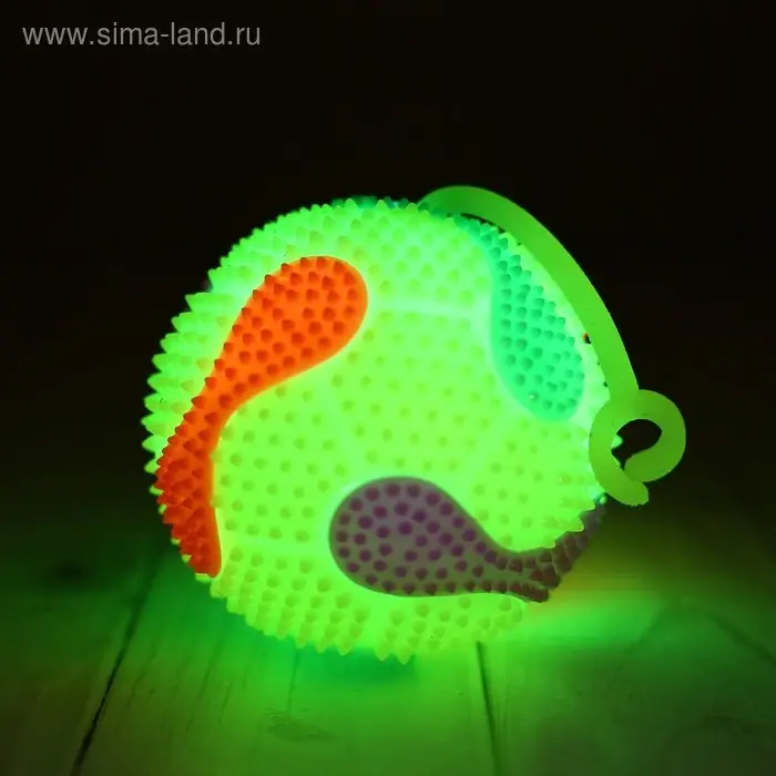 Мяч световой Мяч световой "Спорт" с пищалкой, цвета МИКС