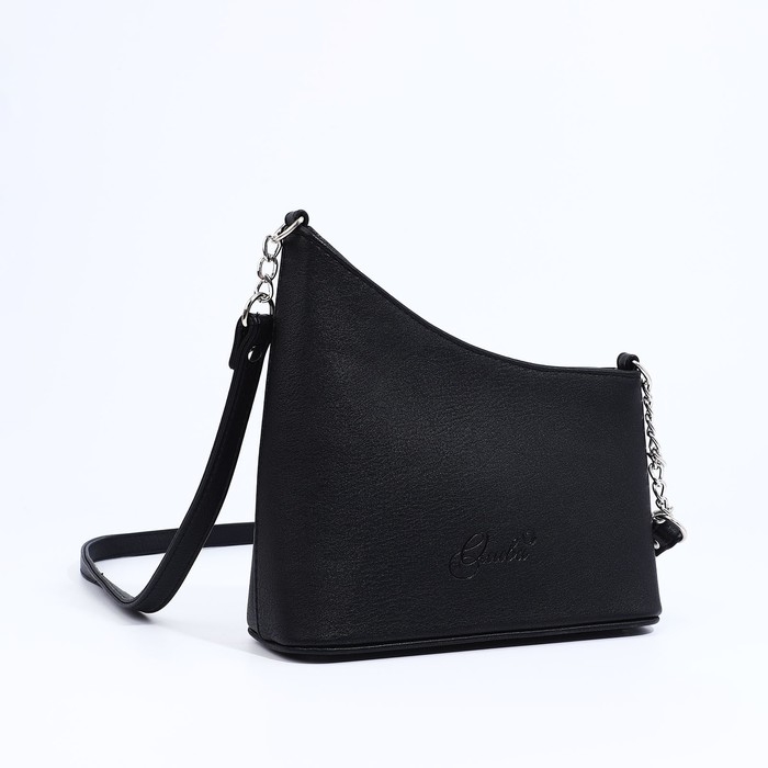 Сумка кросс-боди Сумка кросс-боди "Оливи" на молнии, наружный карман, цвет чёрный