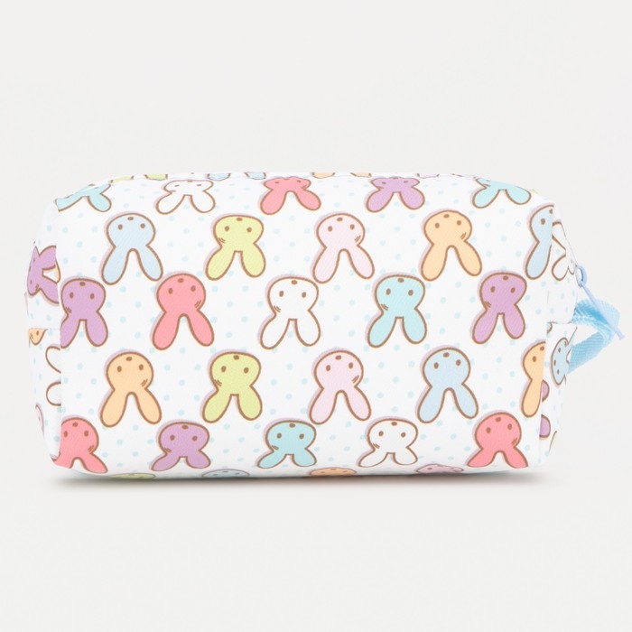 Косметичка дорожная на молнии, с ручкой, цвет белый