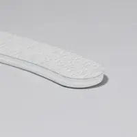 Пилка для ногтей, бумеранг, 180/240 грит, 18 см, фасовка 20 шт, серая