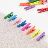 Прищепки для шитья, 2.5&times;0.8&times;0.3 см, 50 шт., разноцветные