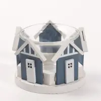 Подсвечник на 1 свечу &laquo;Домик&raquo;, 7.5&times;7.5&times;5.5 см, d=3.5 см