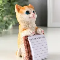 Сувенир полистоун с блокнотом 20 листов "Рыжий котик" 6,5х5х11 см Сувенир полистоун с блокнотом 20 листов "Рыжий котик" 6,5х5х11 см