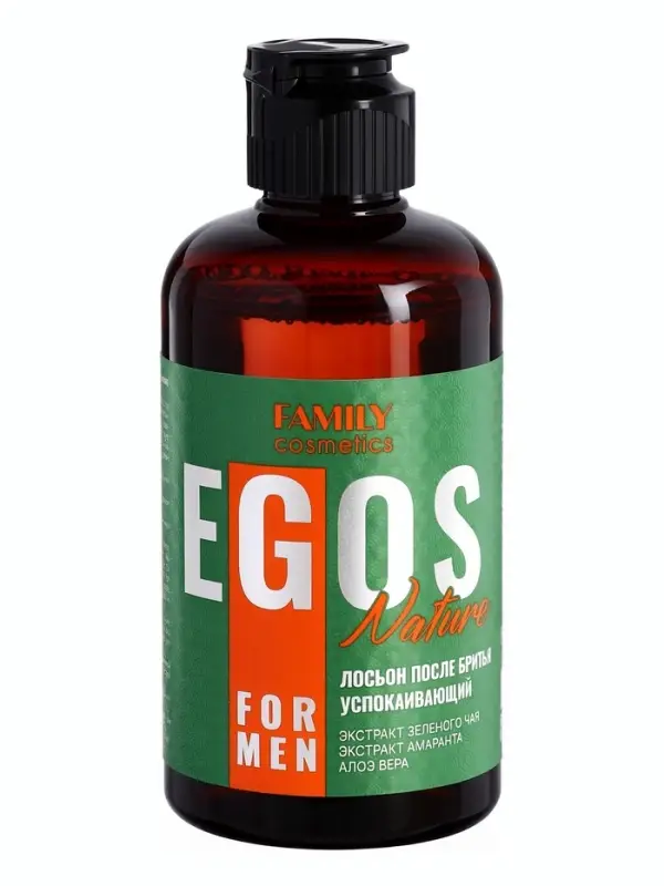 Лосьон после бритья Nature серии EGOS for men успокаивающий, 285 мл