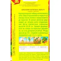 Семена Земляника ремонтантная крупноплая Капелька лета F1, Ц/П,10 шт. Семена Земляника ремонтантная крупноплая Капелька лета F1, Ц/П,10 шт.