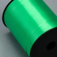 Лента для декора, подарков и шаров, зеленый, 0.5 см &times; 500 ярдов