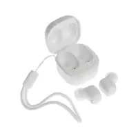 Наушники беспроводные Y6, TWS, вакуумные, Bluetooth 5.3, 30/200 мАч, шумоподавление, разъём Type-C, с подвесом, белые