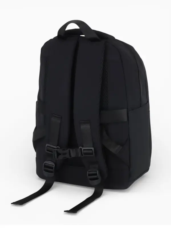 Рюкзак, 27*13*38,5 см, 2 отд 3н/карм, Комби, Водонепрон. дно, черный