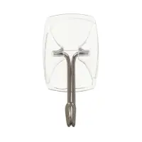 Крючки самоклеящиеся тм VETTA, PS, металл, прозрачные, 6шт