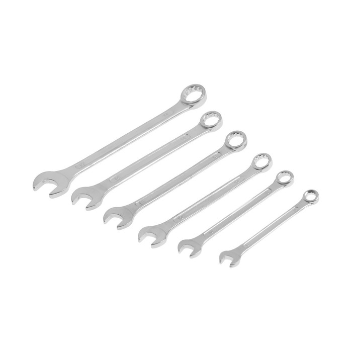 Набор ключей комбинированных в холдере ТУНДРА, хромированные, 8 - 17 мм, 6 шт. Набор ключей комбинированных в холдере ТУНДРА, хромированные, 8 - 17 мм, 6 шт.