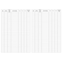 Книга учета хозяйственного имущества и материалов, 4шт/уп КЖ-127