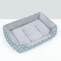 Лежанка для животных &laquo;Звезды&raquo;, 60&times;45&times;15 см, серая