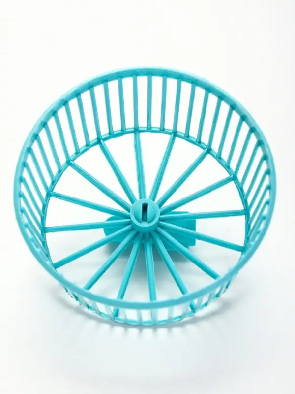 Клетка для грызунов &laquo;Пижон&raquo;, 38&times;27&times;27 см, складная, домик, миска, колесо, бирюзовая