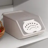 Контейнер для овощей, 7.6 л, 32.3&times;22&times;14.8 см, серый