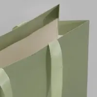 Пакет подарочный, ламинированный, горизонтальный, &laquo;Хаки&raquo;, 32&times;25&times;11 см