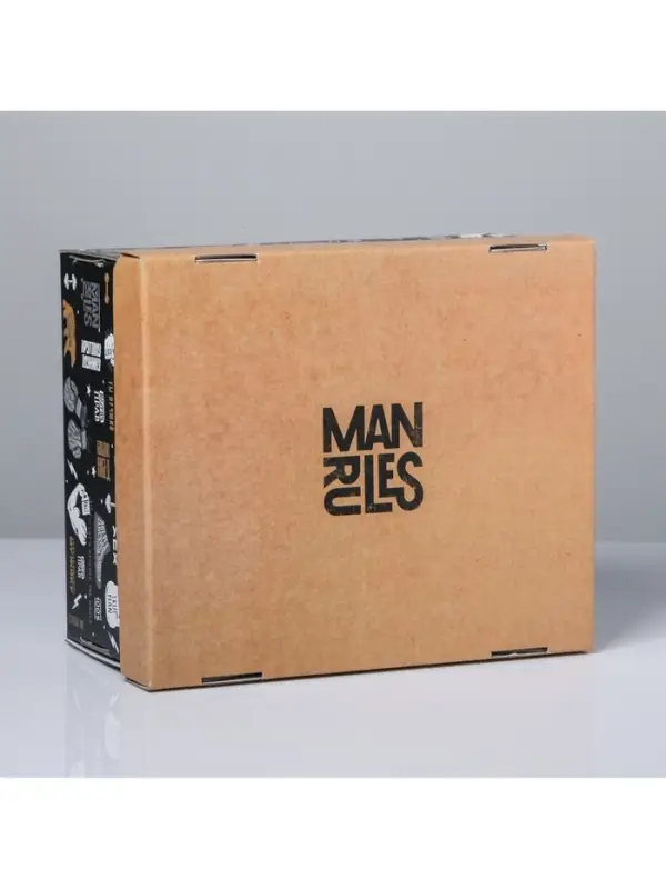 Коробка подарочная складная, упаковка, &laquo;Брутальность&raquo;, 31&times;25.5&times;16 см