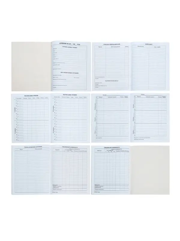 Дневник школьный для 1-11 классов, &laquo;Госсимволика России&raquo;, мягкая обложка, 40 листов