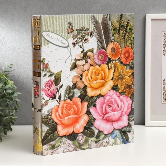 Фотоальбом на 400 фото 10х15 см Фотоальбом на 400 фото 10х15 см "Мемуары" в коробке, МИКС 5,5х27,5х33 см