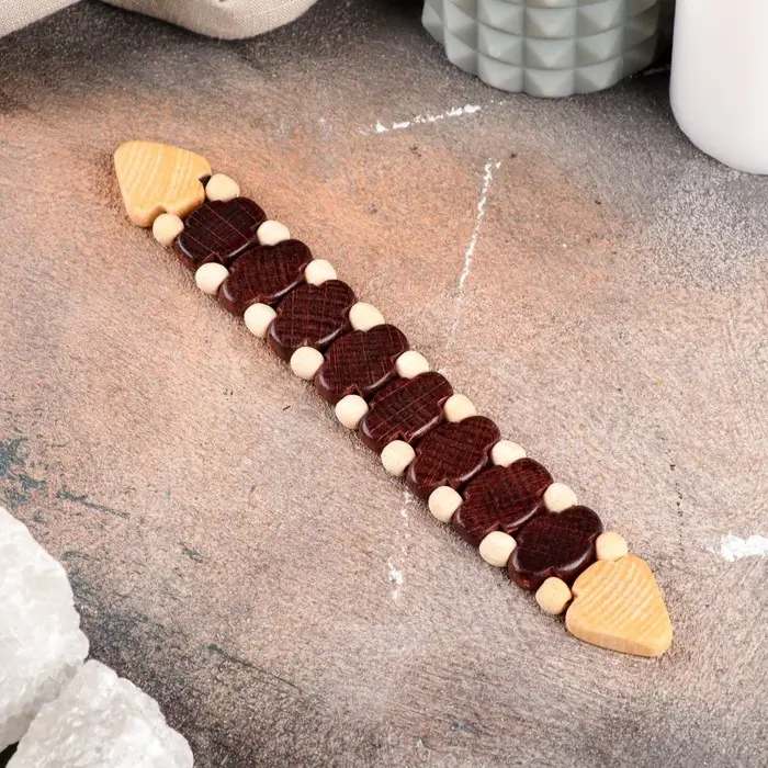 Четки перекидные Доброе Дерево «Змейка» 19 см, микс Четки перекидные Доброе Дерево «Змейка» 19 см, микс