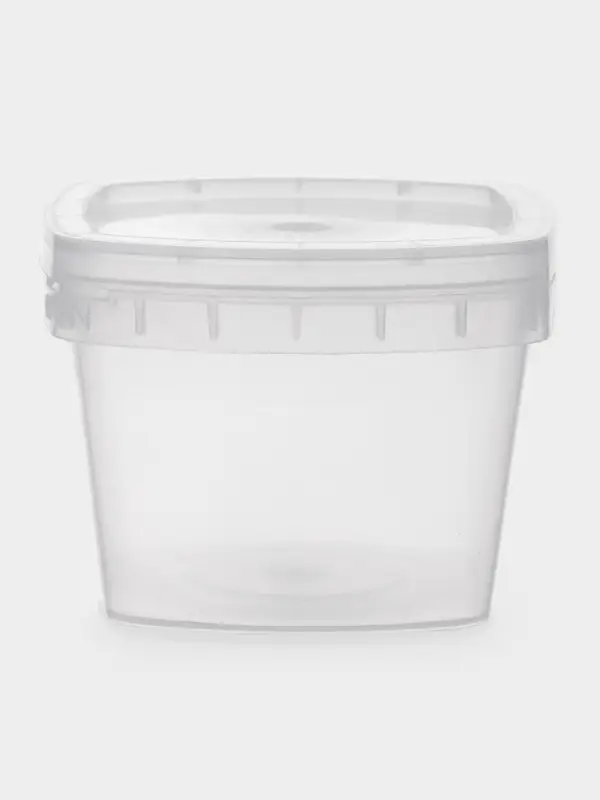 Контейнер пищевой ПластоС, 280 мл, d=11 см, h=7 см, с герметичной крышкой, пластик, прозрачный Контейнер пищевой ПластоС, 280 мл, d=11 см, h=7 см, с герметичной крышкой, пластик, прозрачный