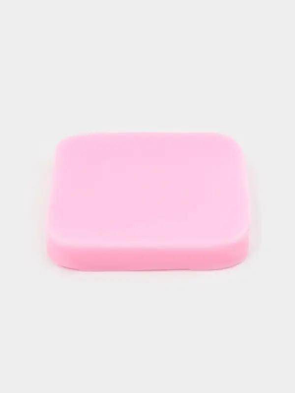 Молд для заливки Sweet, силикон, 6 ячеек, 6&times;1 см, розовый