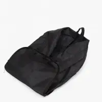 Рюкзак складной на молнии, с сетчатыми карманами, размер 31&times;11&times;39 см, чёрный