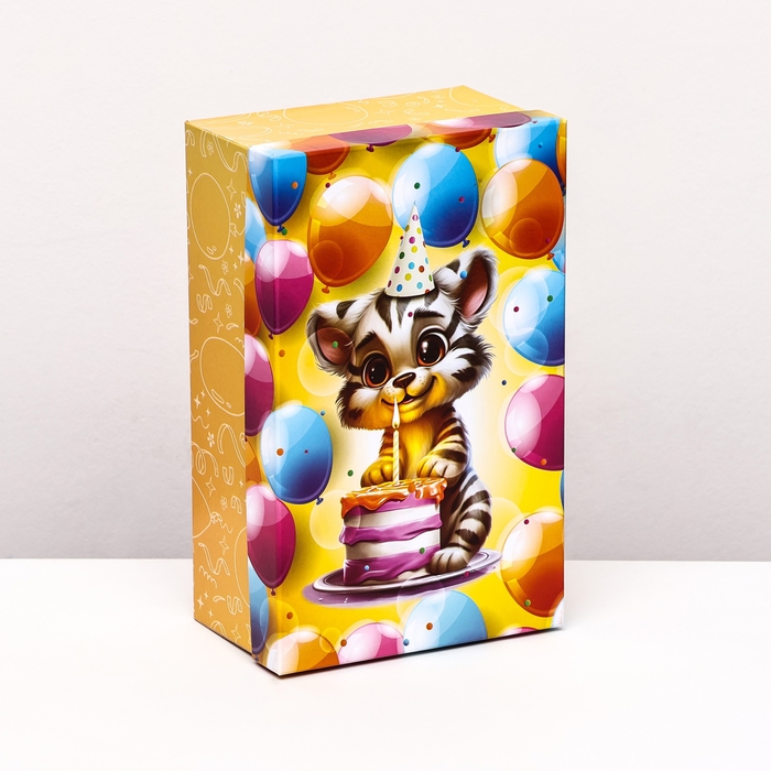 Коробка прямоугольная Коробка прямоугольная "Милый тигренок", 27 × 17 × 11 см