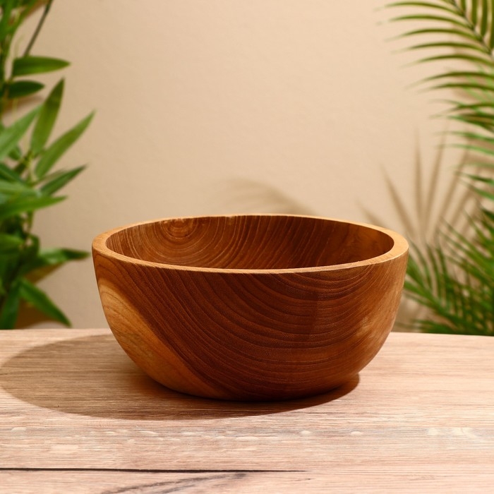 Салатник 20х20х9 см, тиковое дерево Салатник 20х20х9 см, тиковое дерево