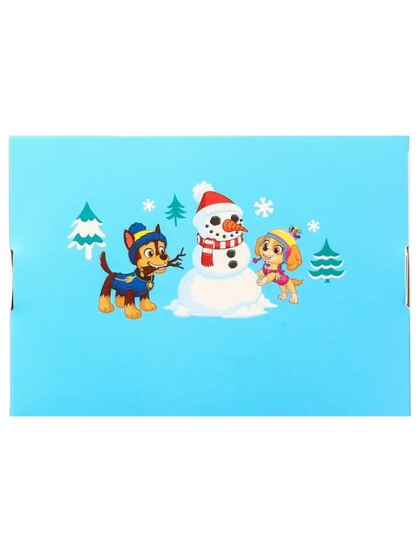 Коробка подарочная, «Весёлый Новый год», 21×15×5 см, Щенячий патруль Коробка подарочная, «Весёлый Новый год», 21×15×5 см, Щенячий патруль