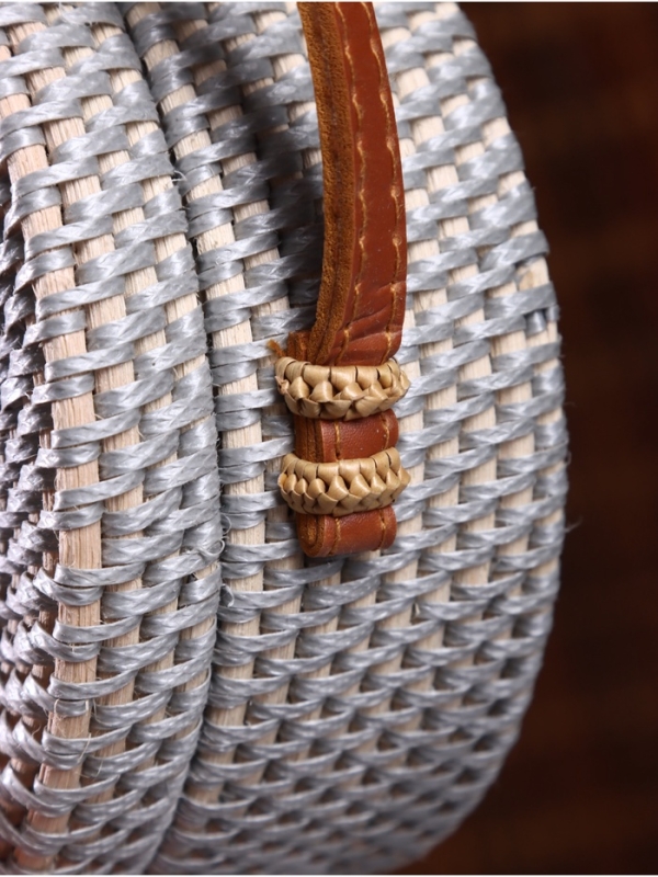 Сумка плетеная ротанг "Мандала", 15х6х60 см