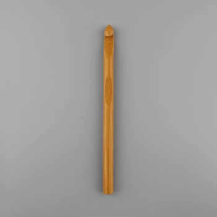 Крючок для вязания, бамбуковый, d=9 мм, 15 см Крючок для вязания, бамбуковый, d=9 мм, 15 см