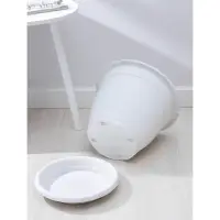 Горшок для цветов с поддоном &laquo;Борнео&raquo;, 25.8 л, пластиковый, цвет мраморный