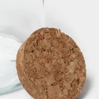 Бутылка для соусов и масла Доляна &laquo;Парфе&raquo;, 600 мл, 8&times;16.5 см, с пробковой крышкой, стекло, прозрачная