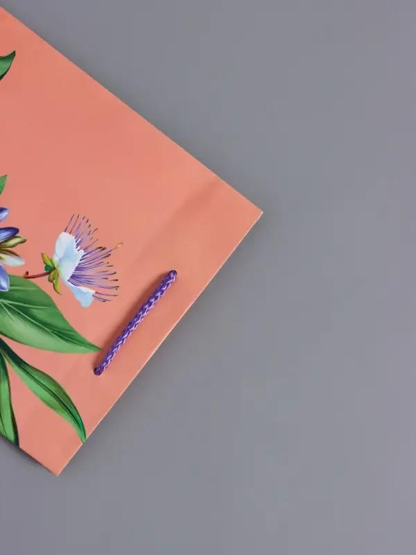 Пакет подарочный "Цветы эмоций" ламинированный 18 х 22,3 х 10 см