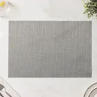 Салфетки сервировочные на стол Доляна Star, 4 шт., 45&times;30 см, серые