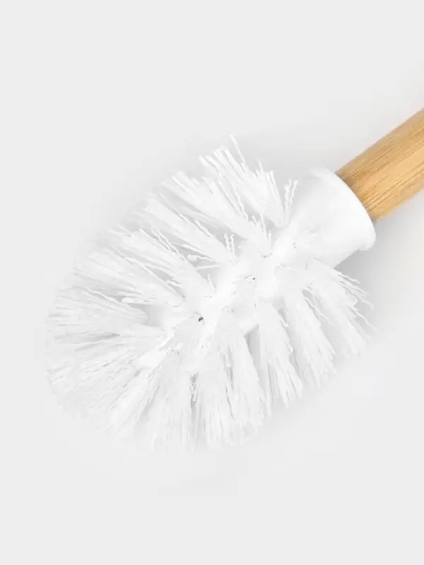 Ёрш для унитаза Доляна Bamboo, белый