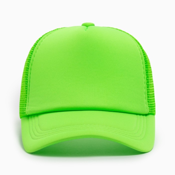 Бейсболка с сеткой MINAKU, цвет зелёный, размер 56-58 Бейсболка с сеткой MINAKU, цвет зелёный, размер 56-58