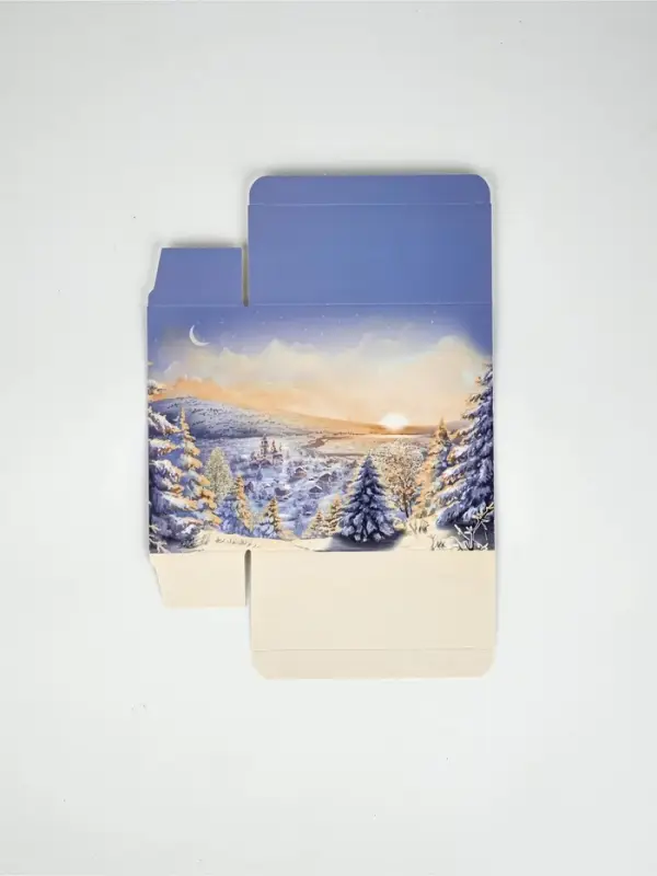 Набор подарочных  коробок , 3 шт , «Деревушка»