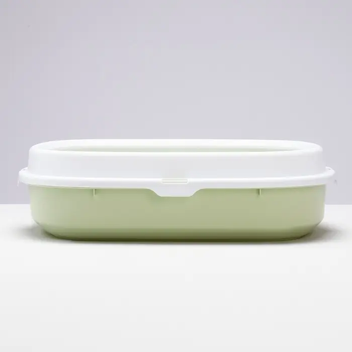 Туалет с бортом 40×34×11 см, зелёный Туалет с бортом 40×34×11 см, зелёный