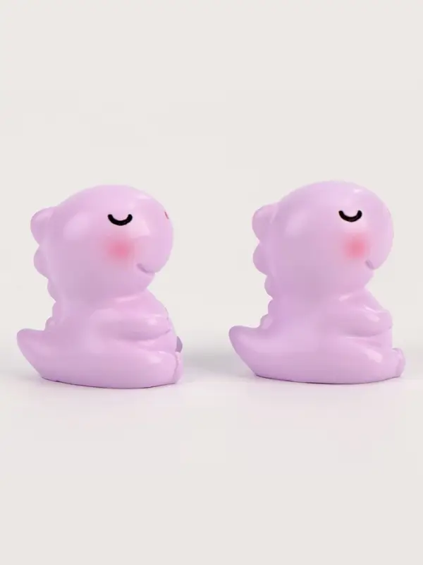 Миниатюра кукольная «Довольный дракон», набор 2 шт., размер 1 шт. — 2,6 × 2,2 см