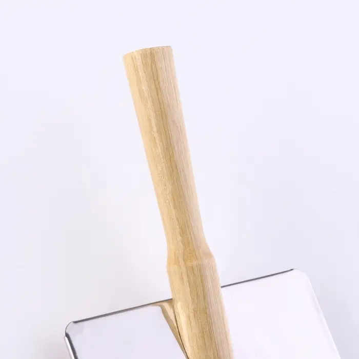 Пуходёрка средняя Wood, 9&times;12 см, без капель, деревянная ручка
