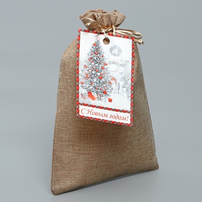 Мешок подарочный «Зима», 20 х 30 см +/- 1.5 см Мешок подарочный «Зима», 20 х 30 см +/- 1.5 см
