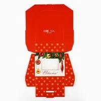 Коробка складная «Роскошный Новый год», 10 х 8 х 3.5 см