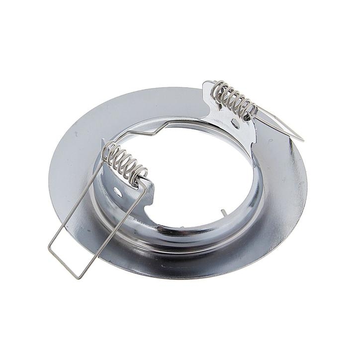 Светильник встраиваемый Ecola, DL92, MR16, GU5.3, 30x80 мм, выпуклый, цвет хром Светильник встраиваемый Ecola, DL92, MR16, GU5.3, 30x80 мм, выпуклый, цвет хром