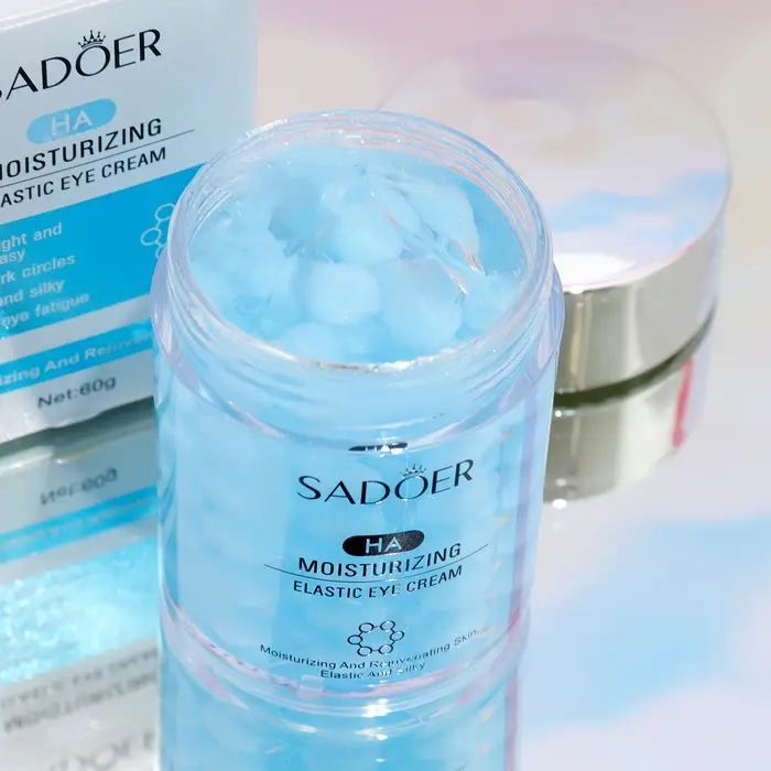 Крем для глаз капсульный питательный SADOER с гиалуроновой кислотой, против отёчности и морщин, 60 г