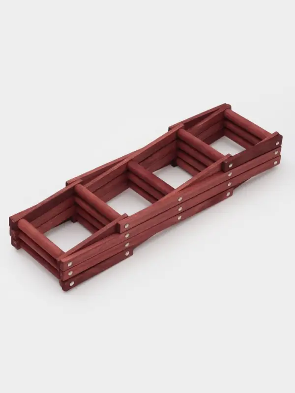 Подставка для бутылок Доляна &laquo;Бордо&raquo;, коричневая