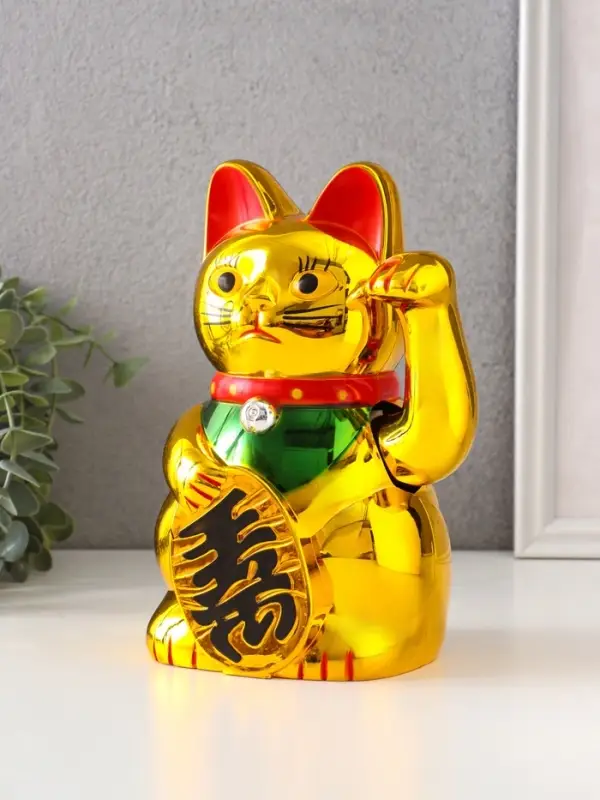 Маятник настольный антистресс &laquo;Кот: Манэки-нэко&raquo;, h=21 см