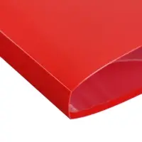 Папка с 30 вкладышами А4, 500 мкм, Calligrata, текстура &laquo;песок&raquo;, красная